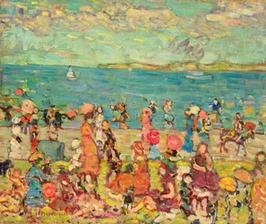 Strandszene, ca. 1912-13